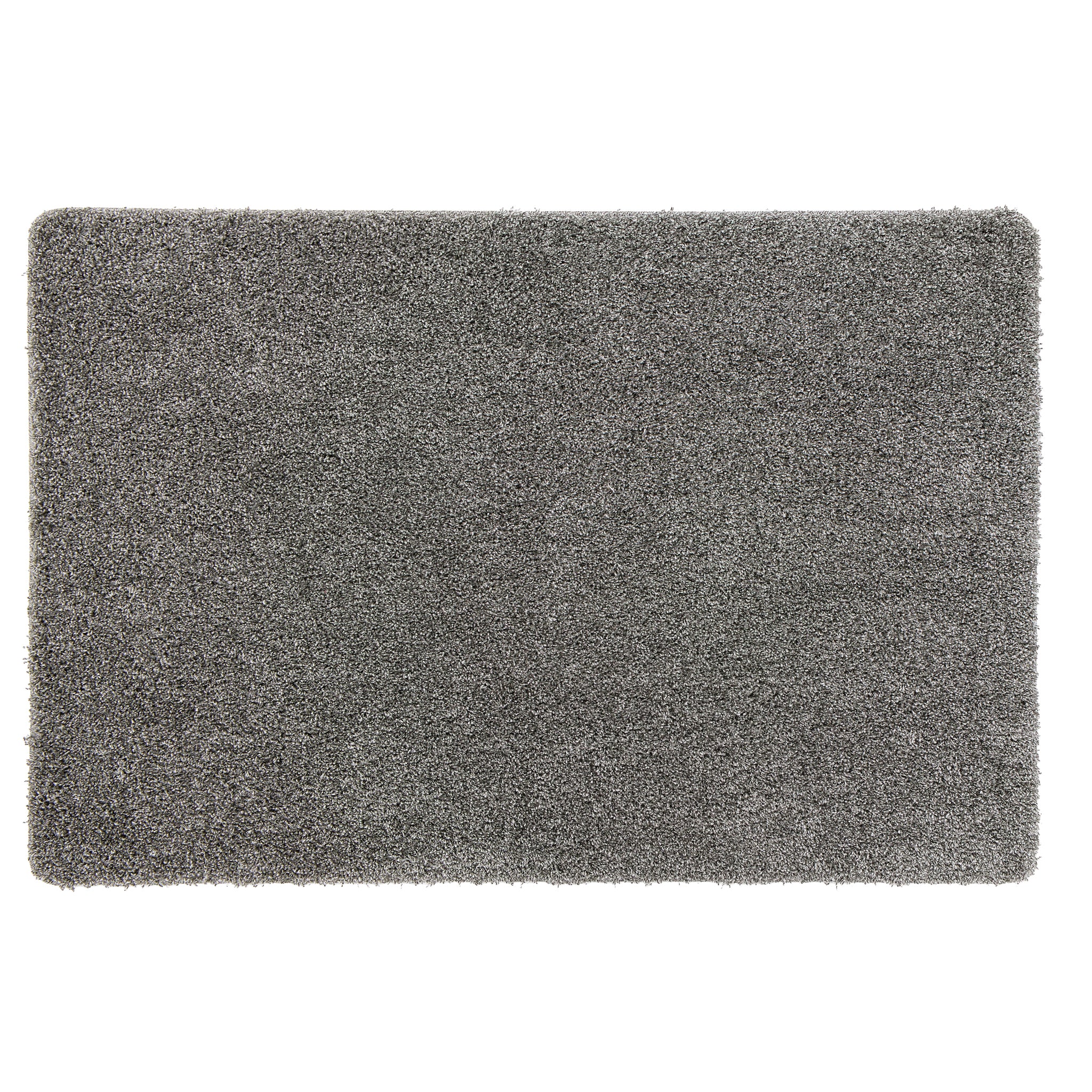 My Rug Grey Fleck- a washable rug with light and dark grey flecks.