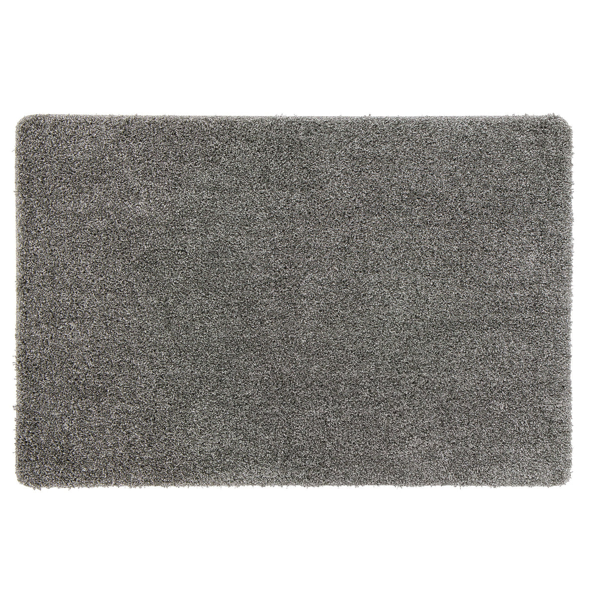 My Rug Grey Fleck- a washable rug with light and dark grey flecks.