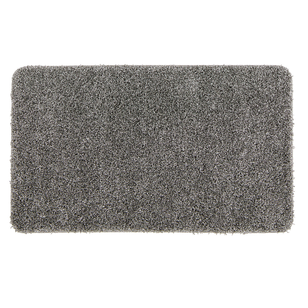 My Rug Grey Fleck- a washable rug with light and dark grey flecks.