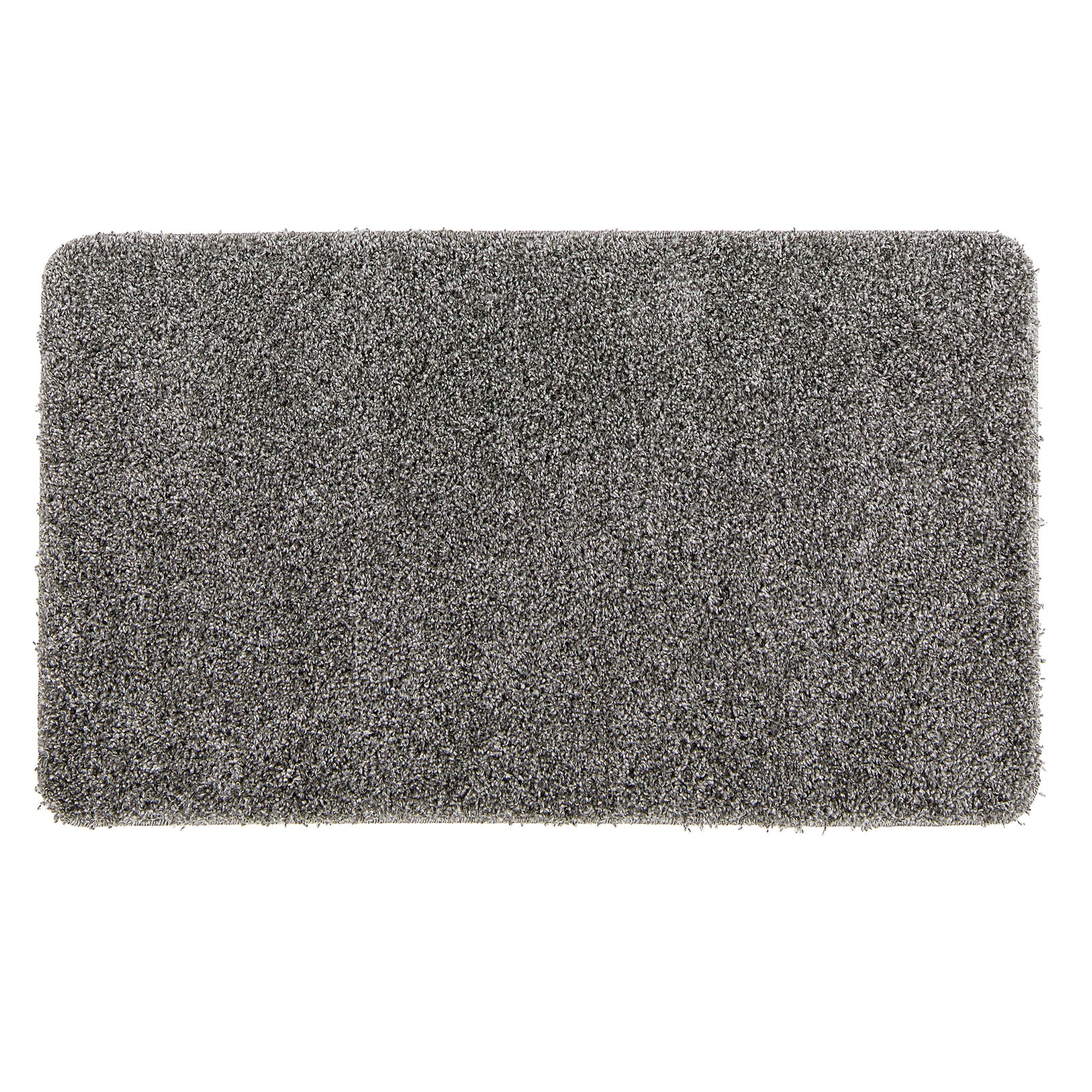 My Rug Grey Fleck- a washable rug with light and dark grey flecks.