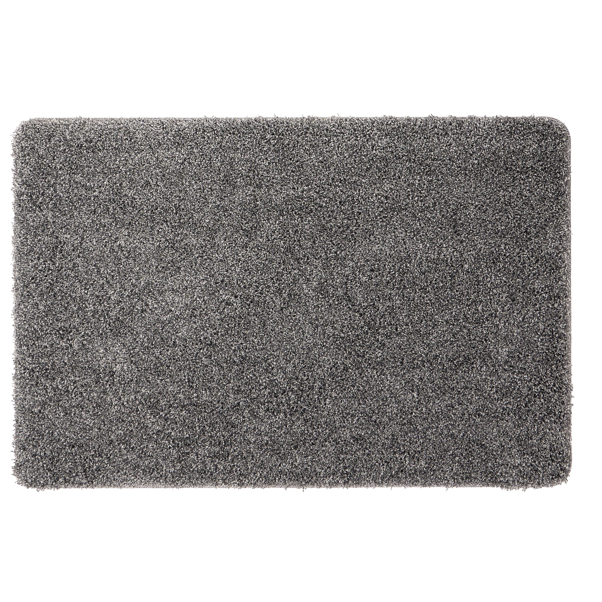 My Rug Grey Fleck- a washable rug with light and dark grey flecks.