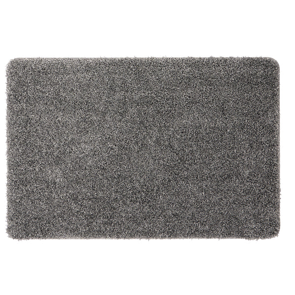 My Rug Grey Fleck- a washable rug with light and dark grey flecks.