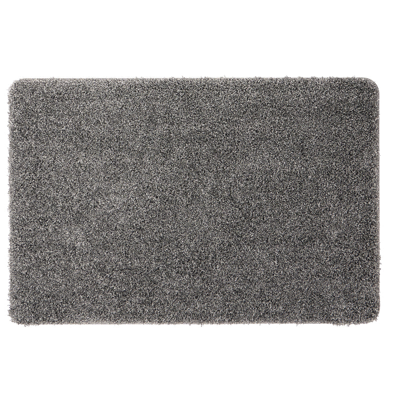 My Rug Grey Fleck- a washable rug with light and dark grey flecks.
