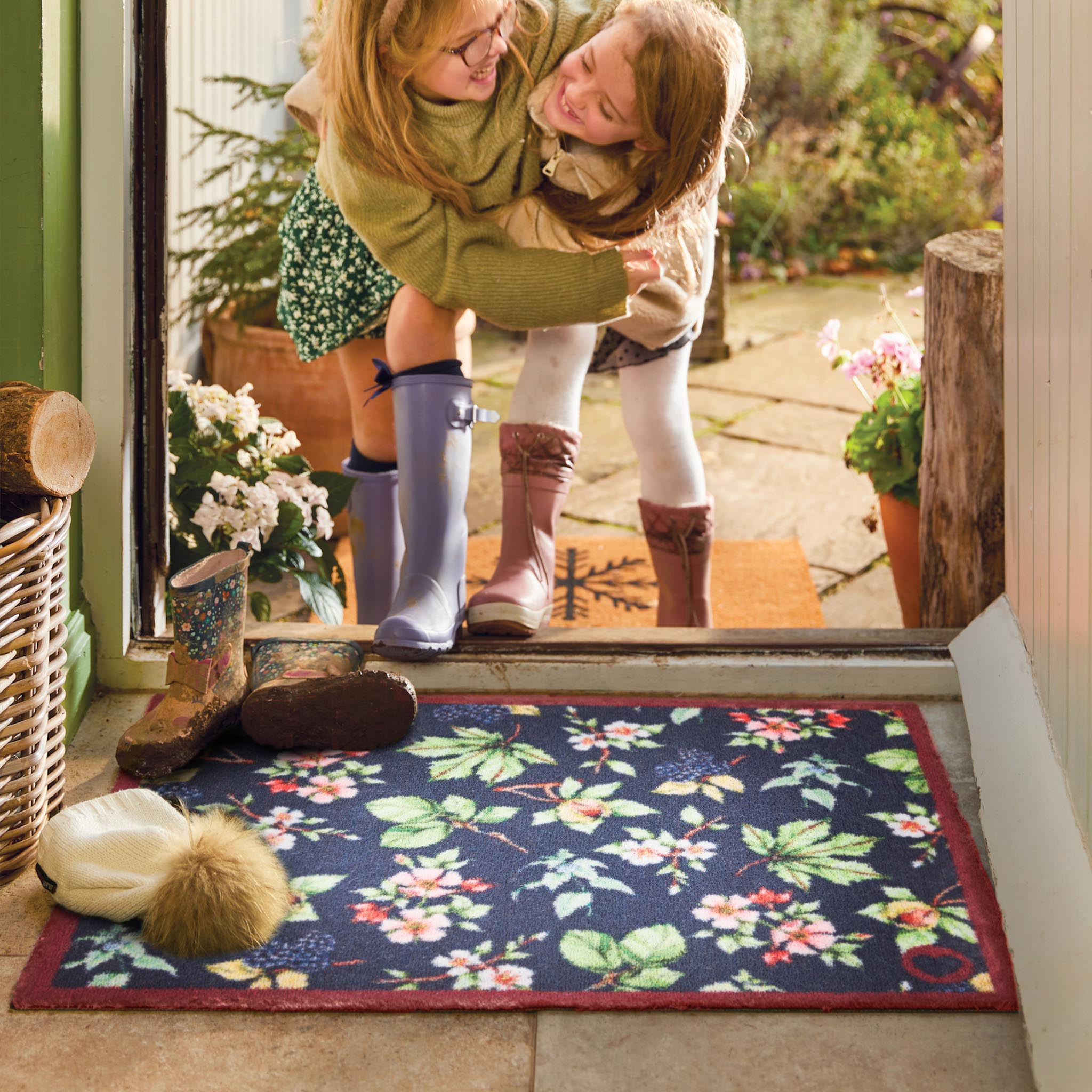 Hedgerow & Berries Washable Doormat