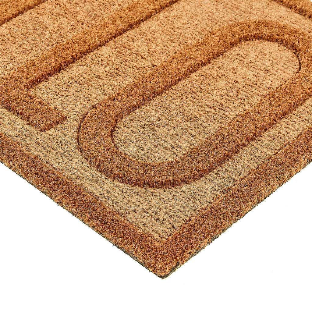Embossed Coir Hello Doormat 3