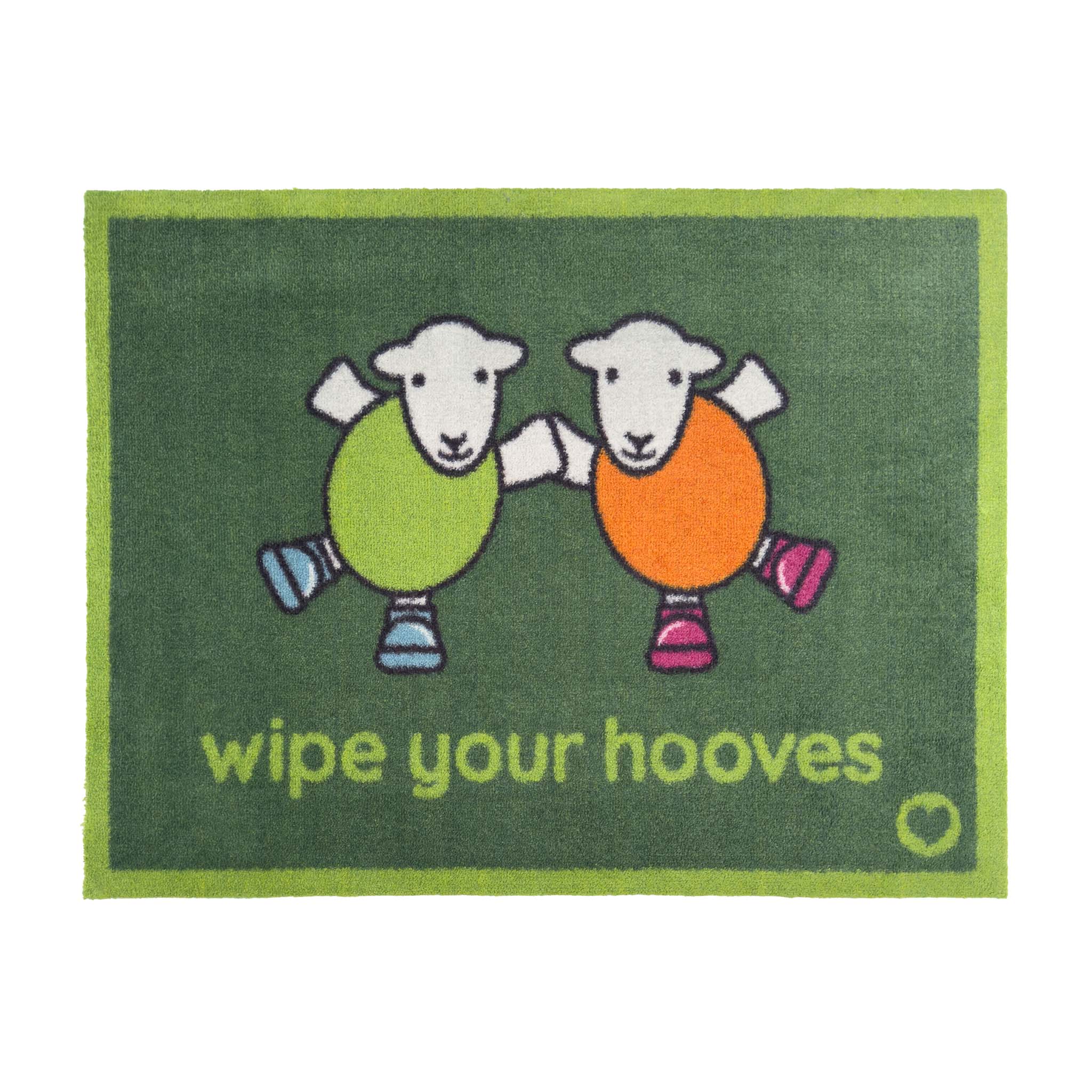Wipe Your Hooves Herdy Washable Doormat