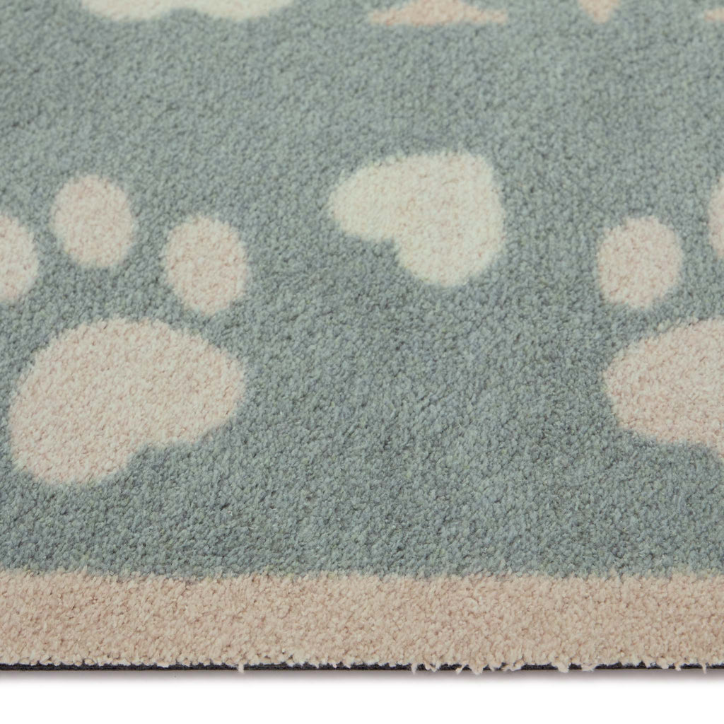 Home Paws Blue Washable Runner