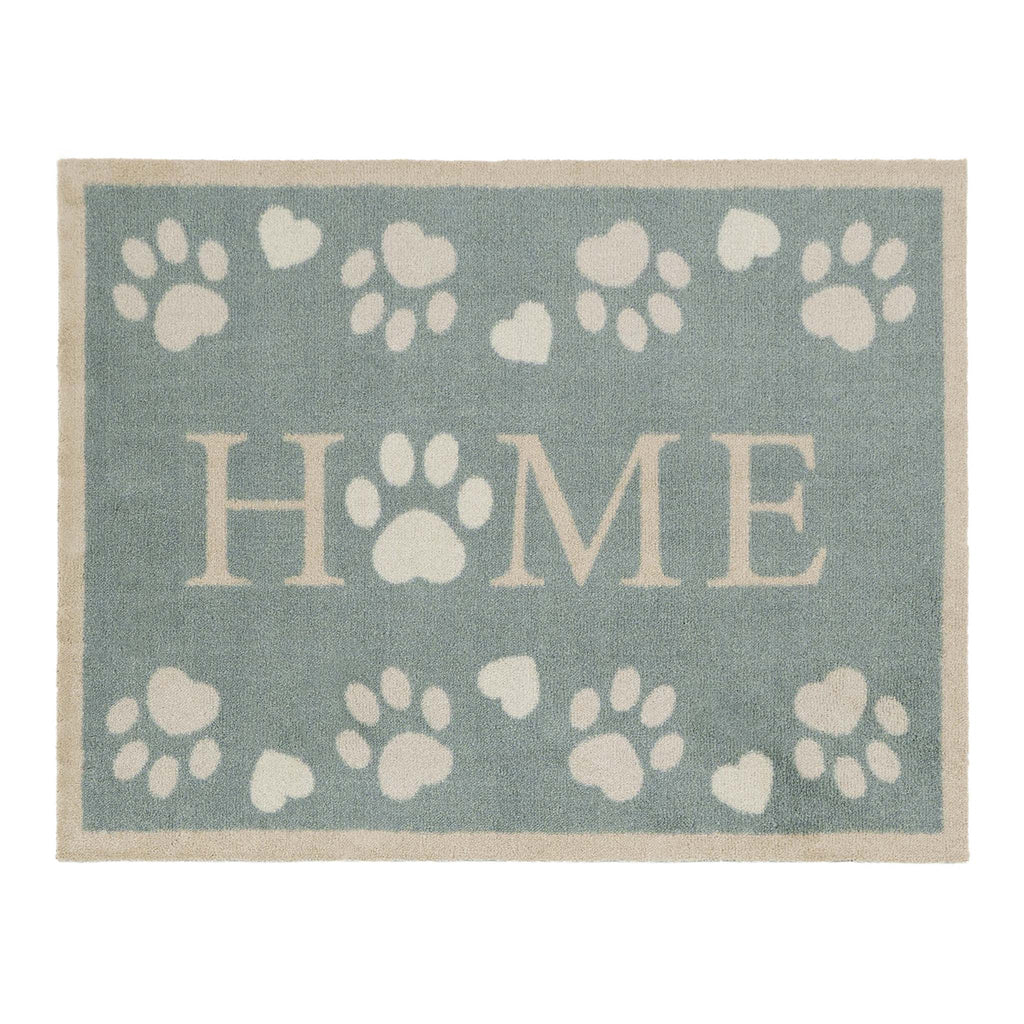 Home Paws Blue Washable Doormat