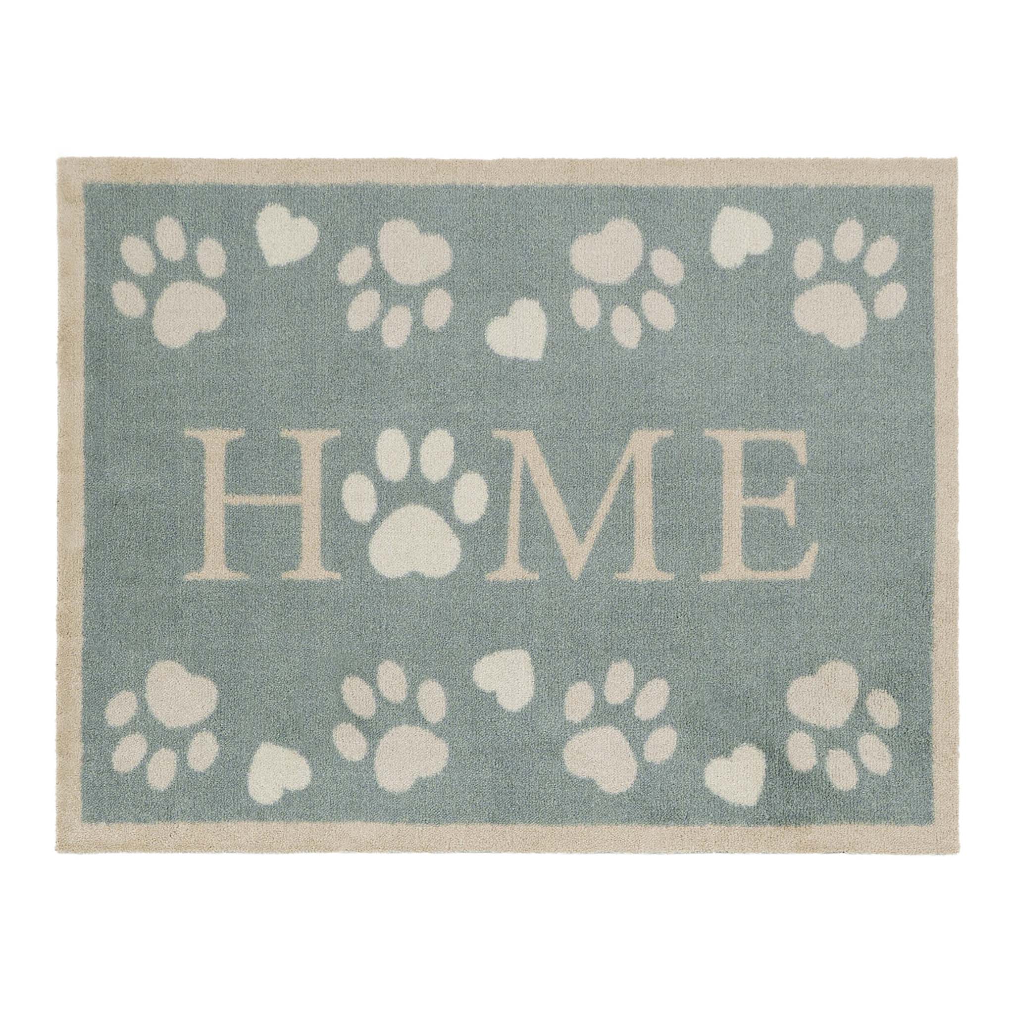 Home Paws Blue Washable Doormat