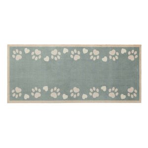 Home Paws Blue Washable Runner