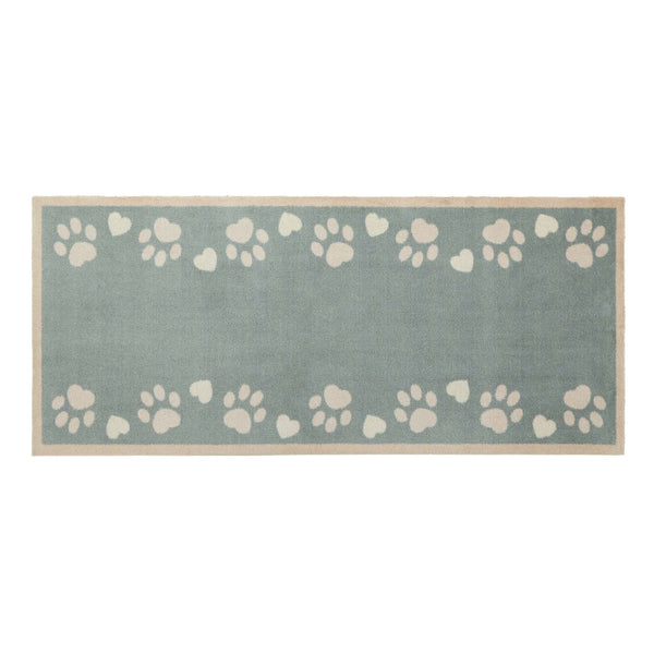 Home Paws Blue Washable Runner