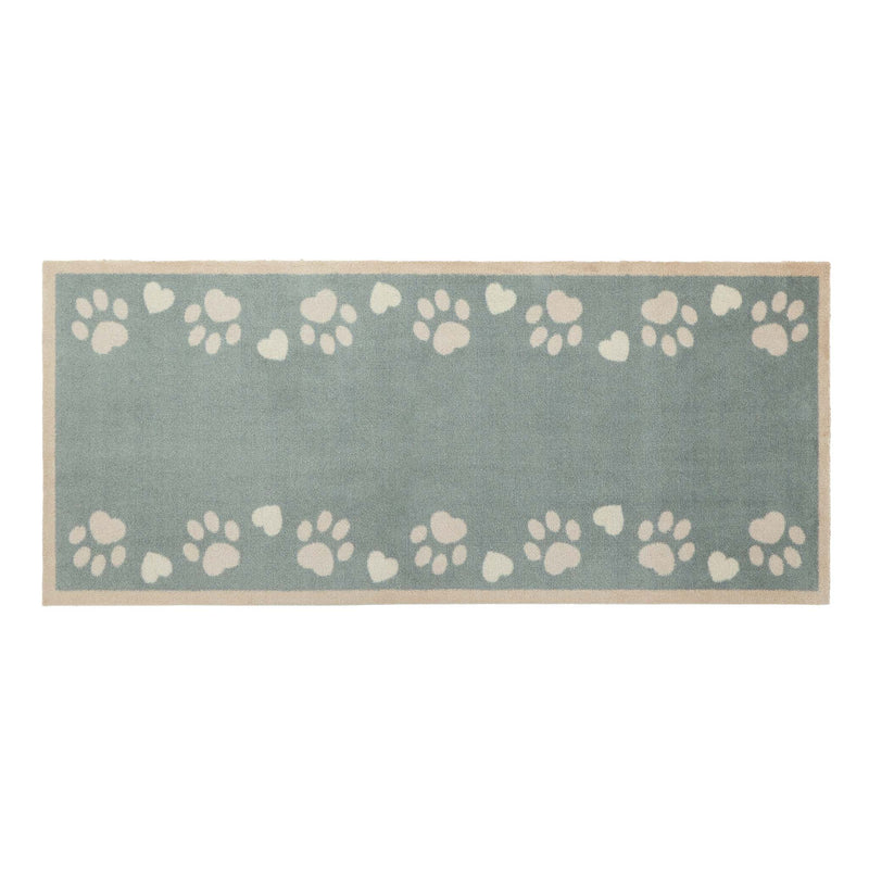 Home Paws Blue Washable Runner