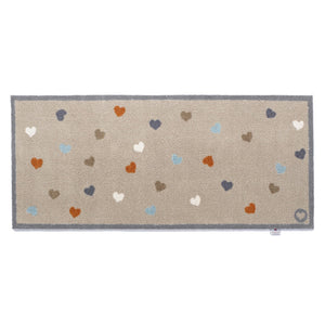 Home 34 Welcome Beige Washable Runner 7