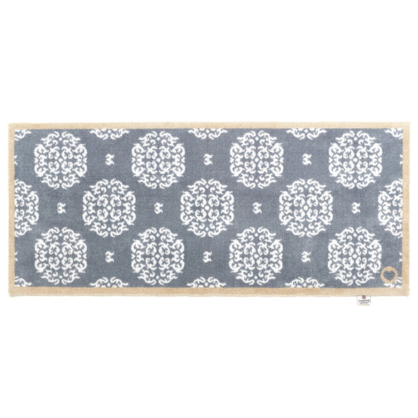 Home 44 Grey Cotton Washable Doormat 6