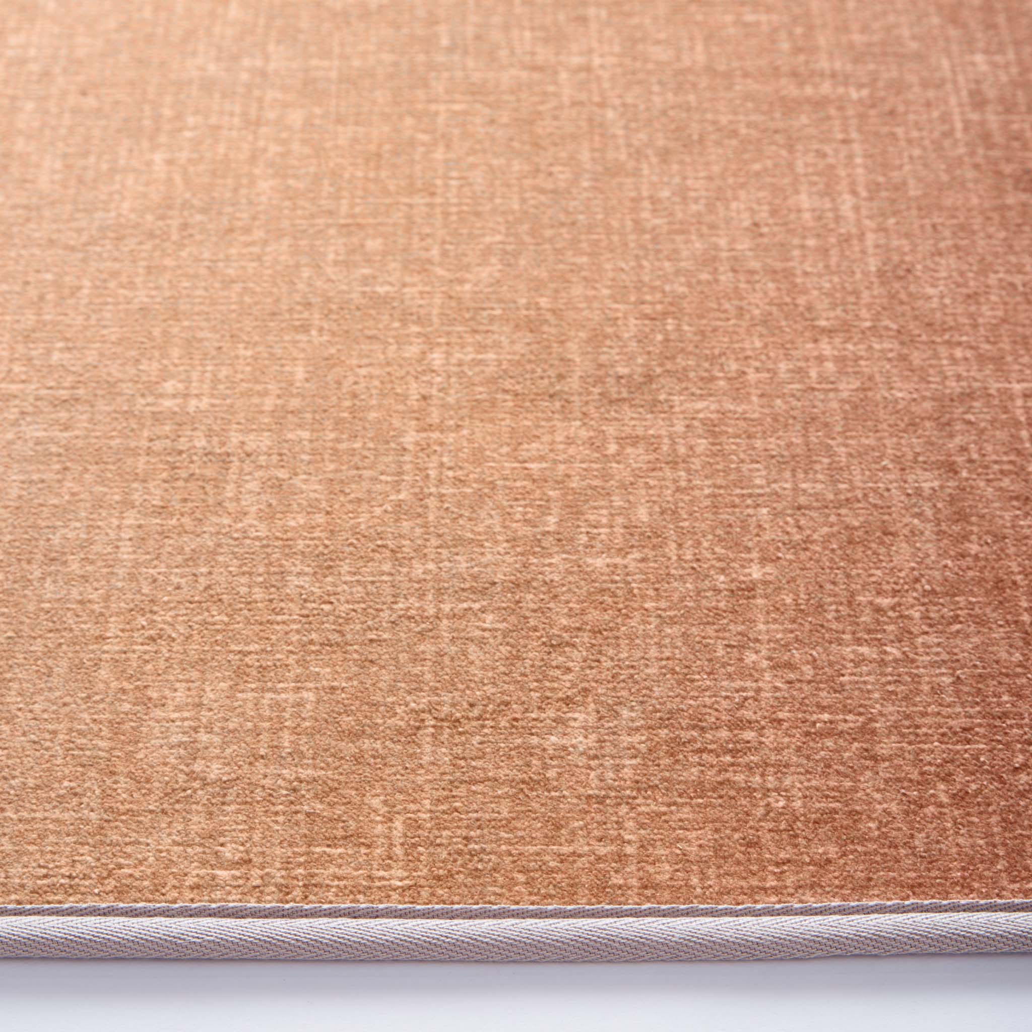 Horizon Ombre CoralEco-Washable Rug- a 100% recycled material rug featuring a orange\red ombre design.