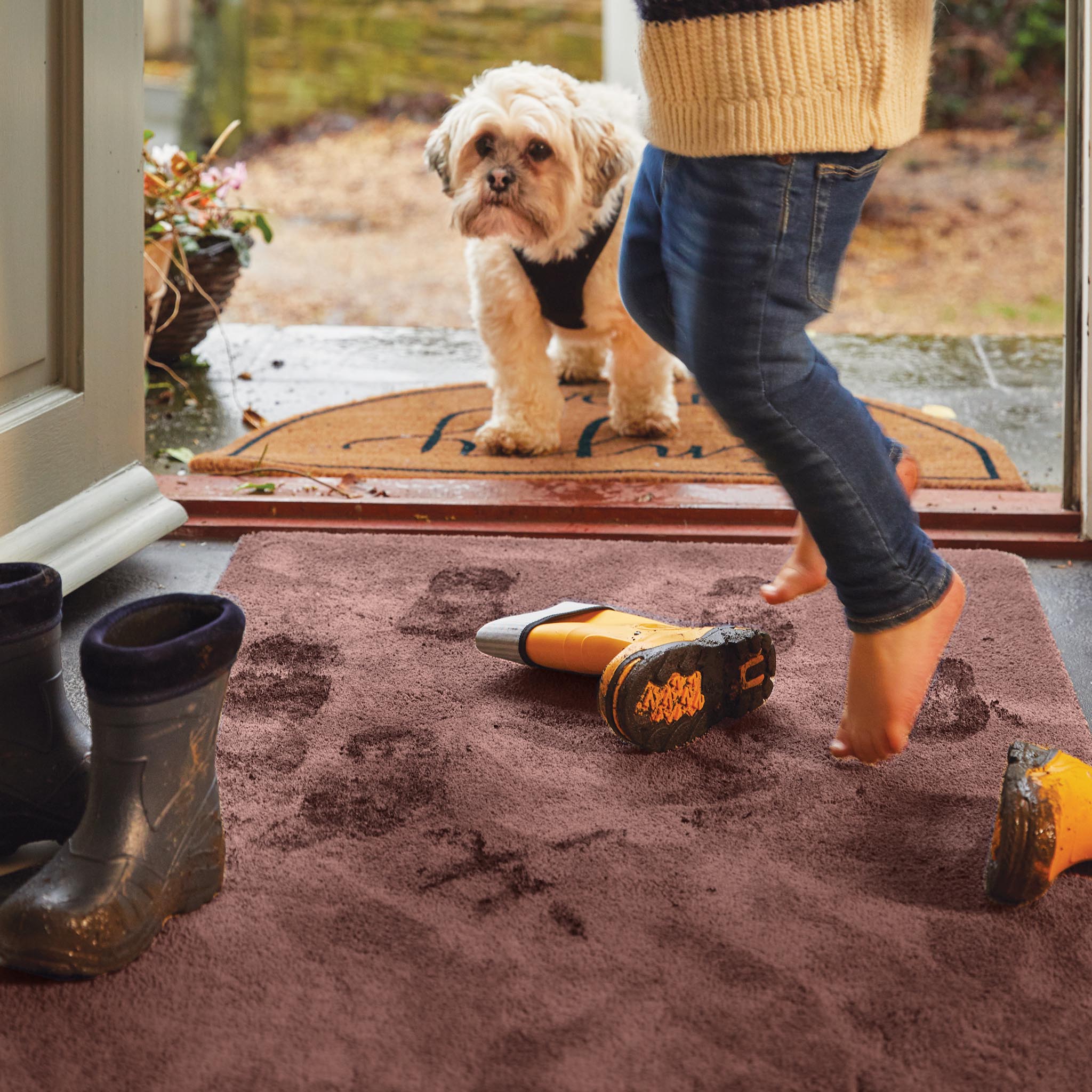 Sense Rose Washable Doormat