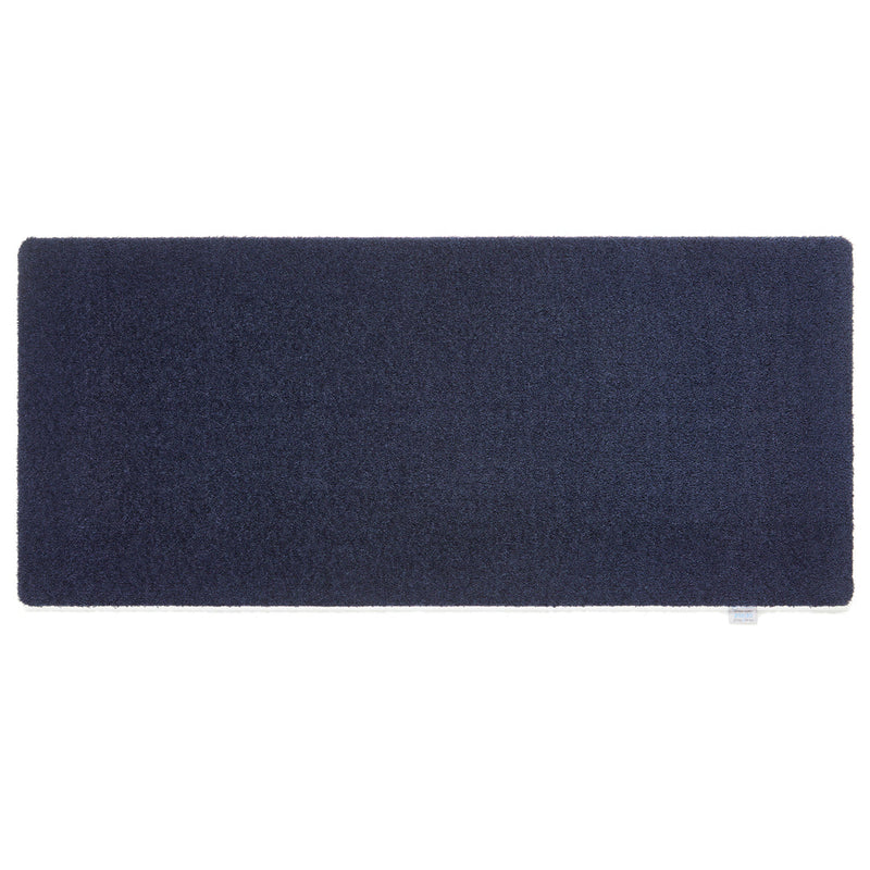 Sense French Navy Runner made from 100% recycled content, fully machine washable.