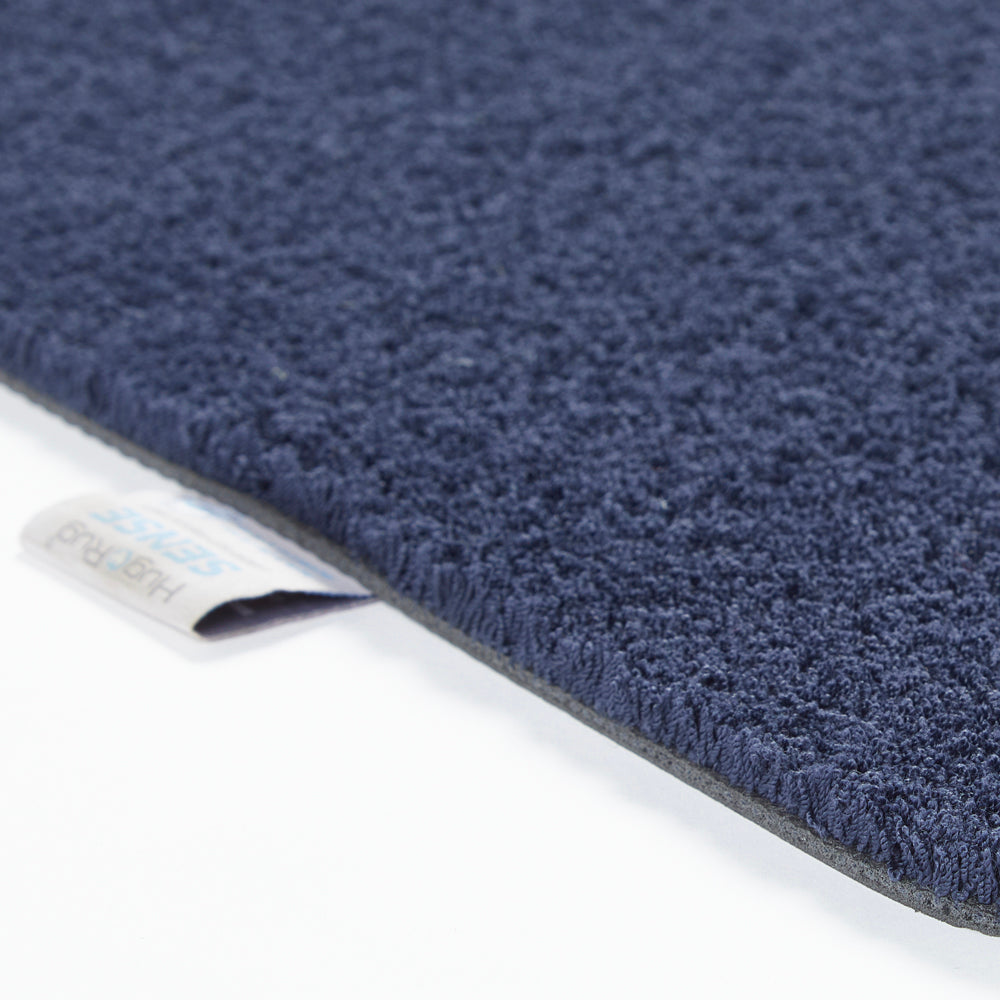 Sense French Navy Runner made from 100% recycled content, fully machine washable.