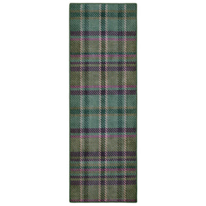 Isla Plaid Emerald Eco-Washable Runner