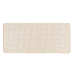 Sculptured Washable Honeycomb Rug Ivory 5