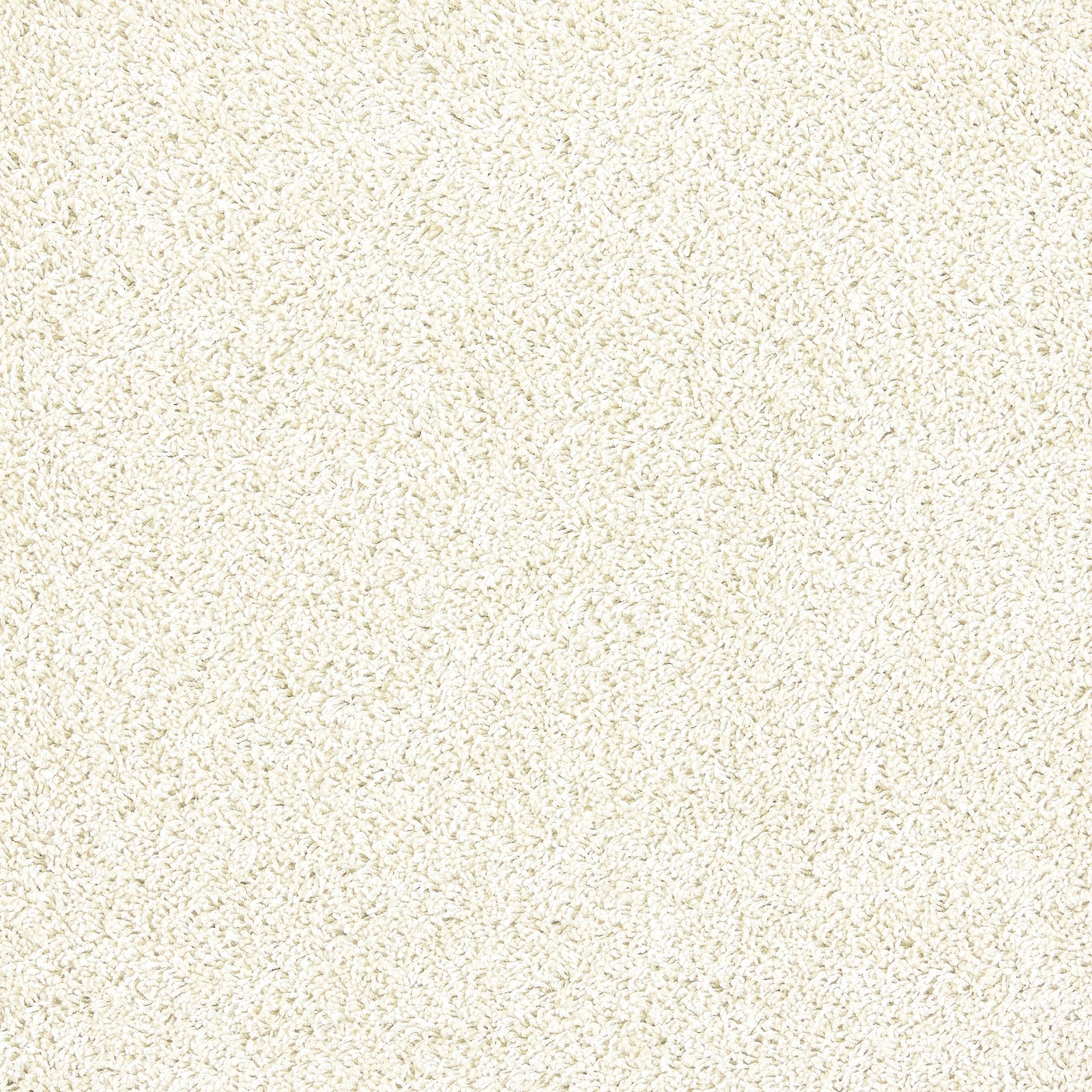 Ivory Washable Rug in a solid white colour, fully machine washable.