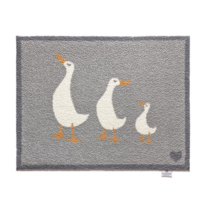 Kitchen 16 Geese Grey Doormat 1