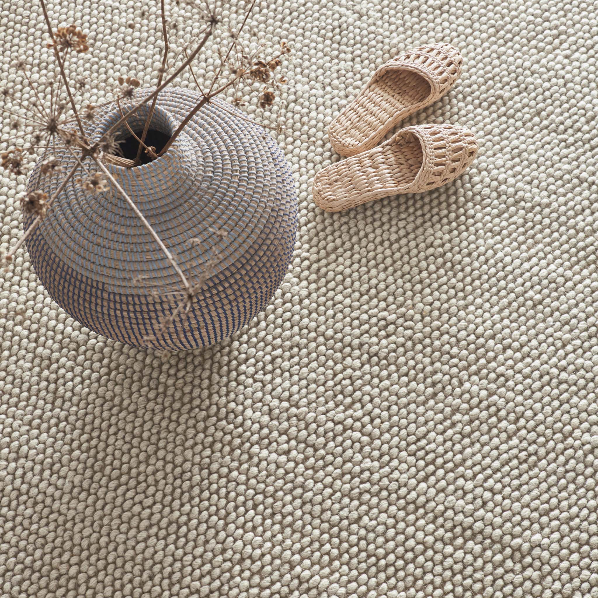 Close-up of La Playa Natural Runner with a textured design.