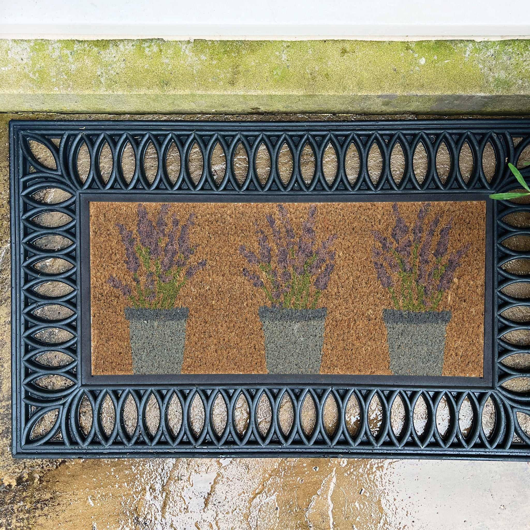 Coir Insert Lavender Doormat 2