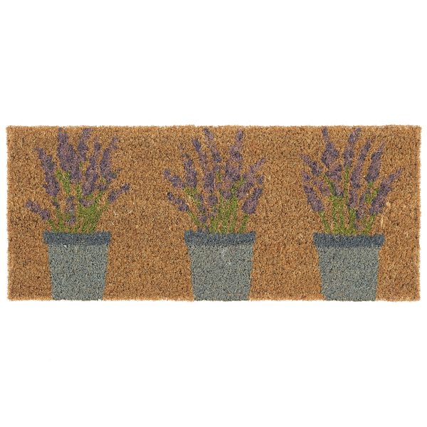 Coir Insert Lavender Doormat 1