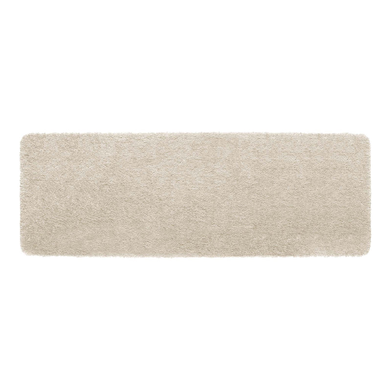 Luxe Cream Runner with a shaggy pile in cream.