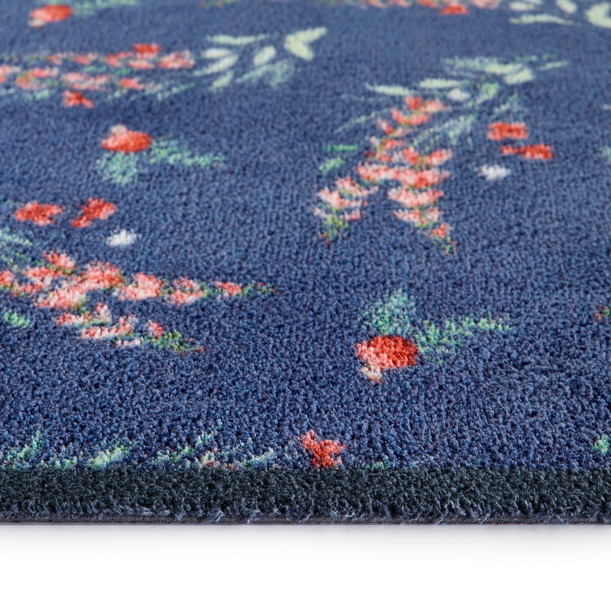 Meadow Deer Blue Washable Doormat 6