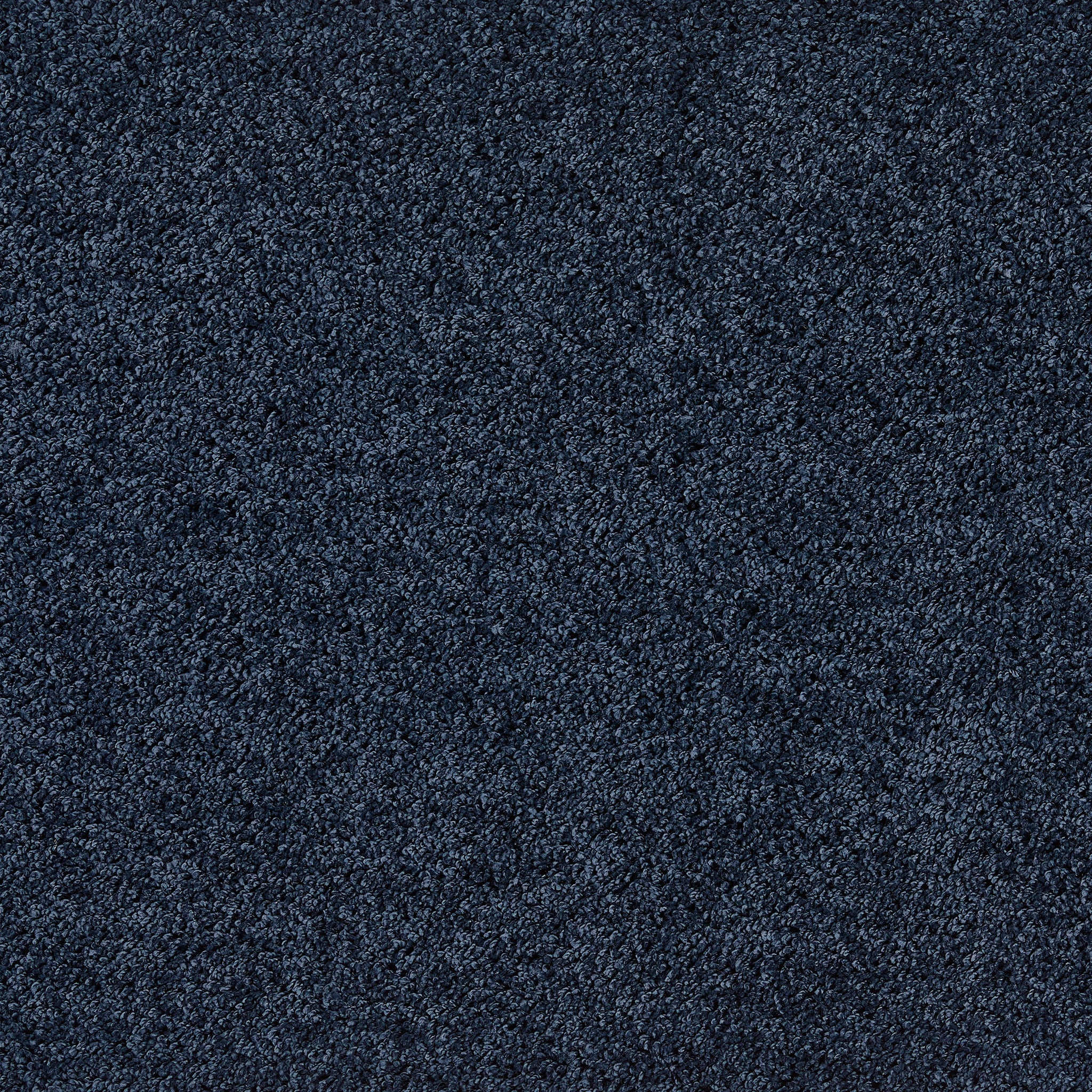 Midnight Blue Washable Rug in a solid dark blue colour, fully machine washable.