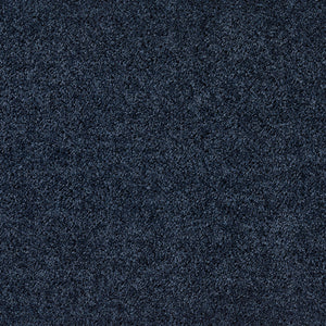 Midnight Blue Washable Rug in a solid dark blue colour, fully machine washable.