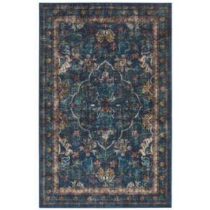 Hug Rug Midnight Paisley Washable Rug