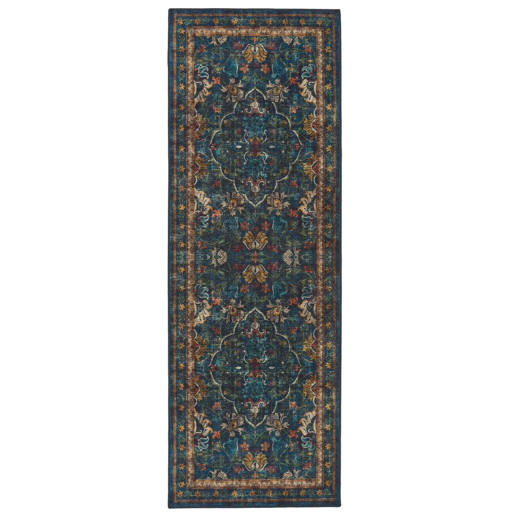 Hug Rug Midnight Paisley Washable Runner