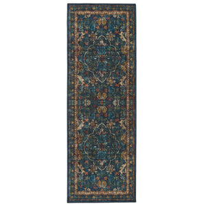 Hug Rug Midnight Paisley Washable Runner
