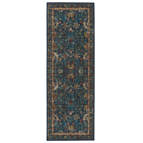 Hug Rug Midnight Paisley Washable Runner