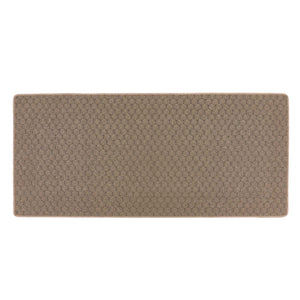 Sculptured Washable Honeycomb Rug  Mink 1