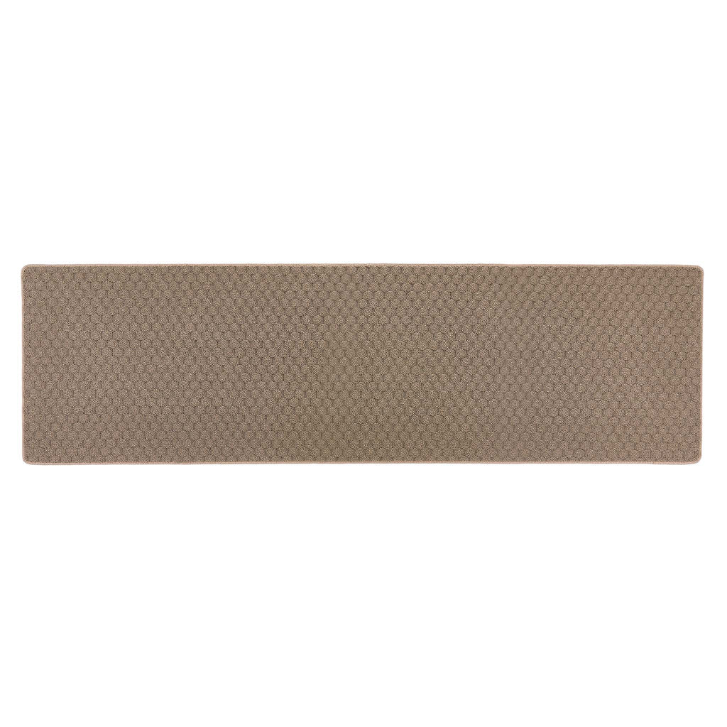 Sculptured Washable Honeycomb Rug  Mink 5