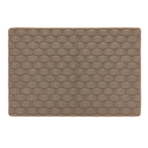 Sculptured Washable Basketweave Rug Mink 1
