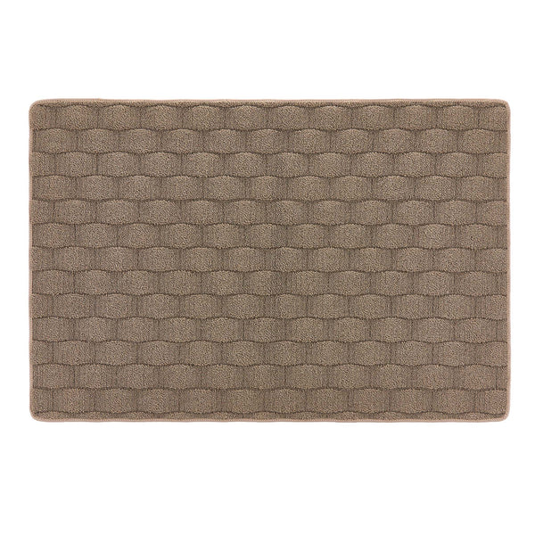 Sculptured Washable Basketweave Rug Mink 1