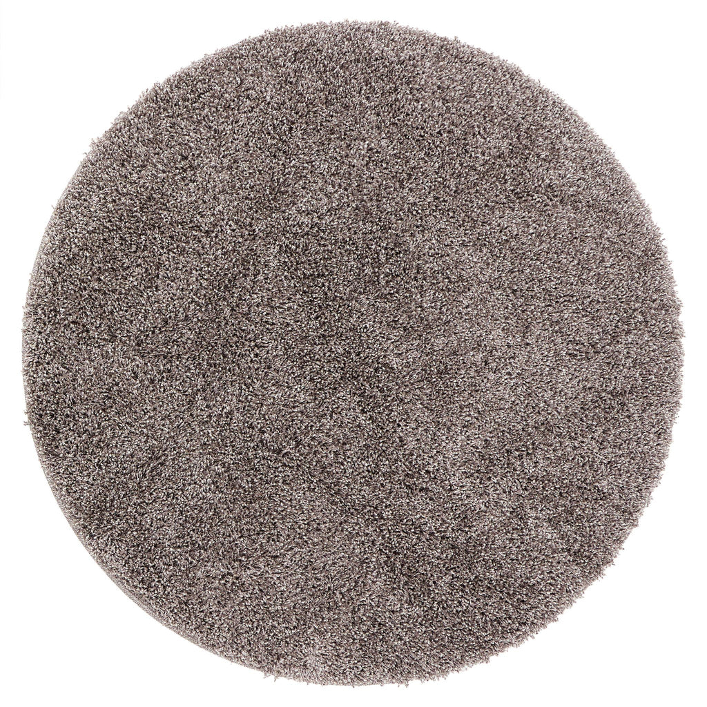 My Rug - Mocha Fleck Washable Rug Circle