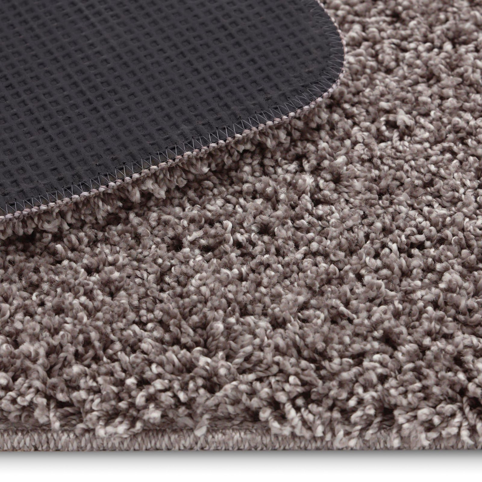 My Rug Mocha Fleck- a washable rug with white and light brown flecks.