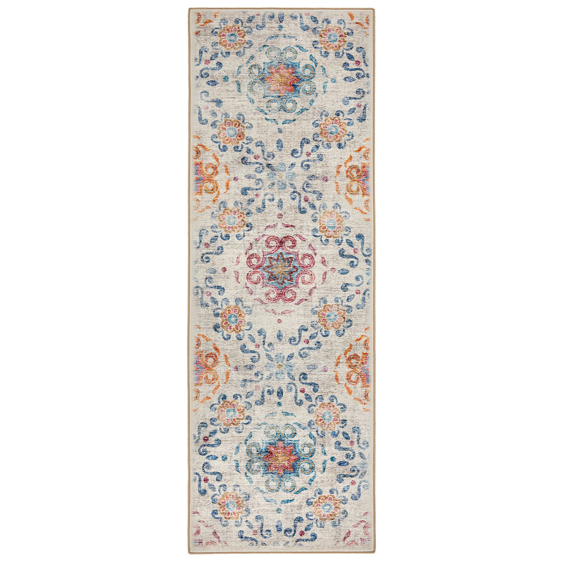 Modern Damask Eco-Washable Runner 6