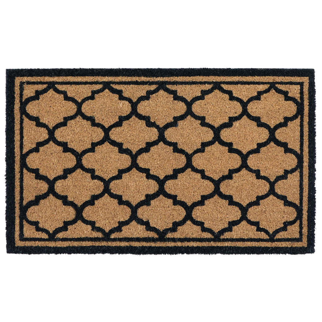Moroccan Tile Coir Doormat