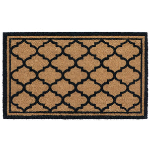 Moroccan Tile Coir Doormat