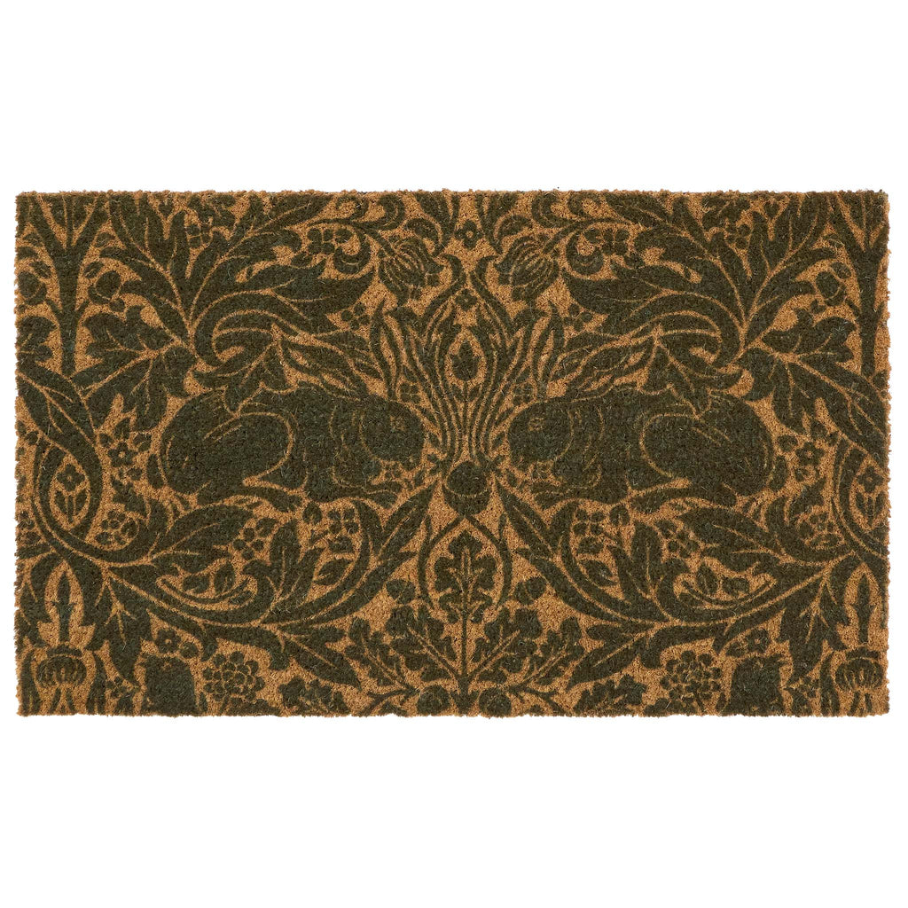 Brer Rabbit Coir Doormat- made from eco-friendly materials featuring a rabbit design.