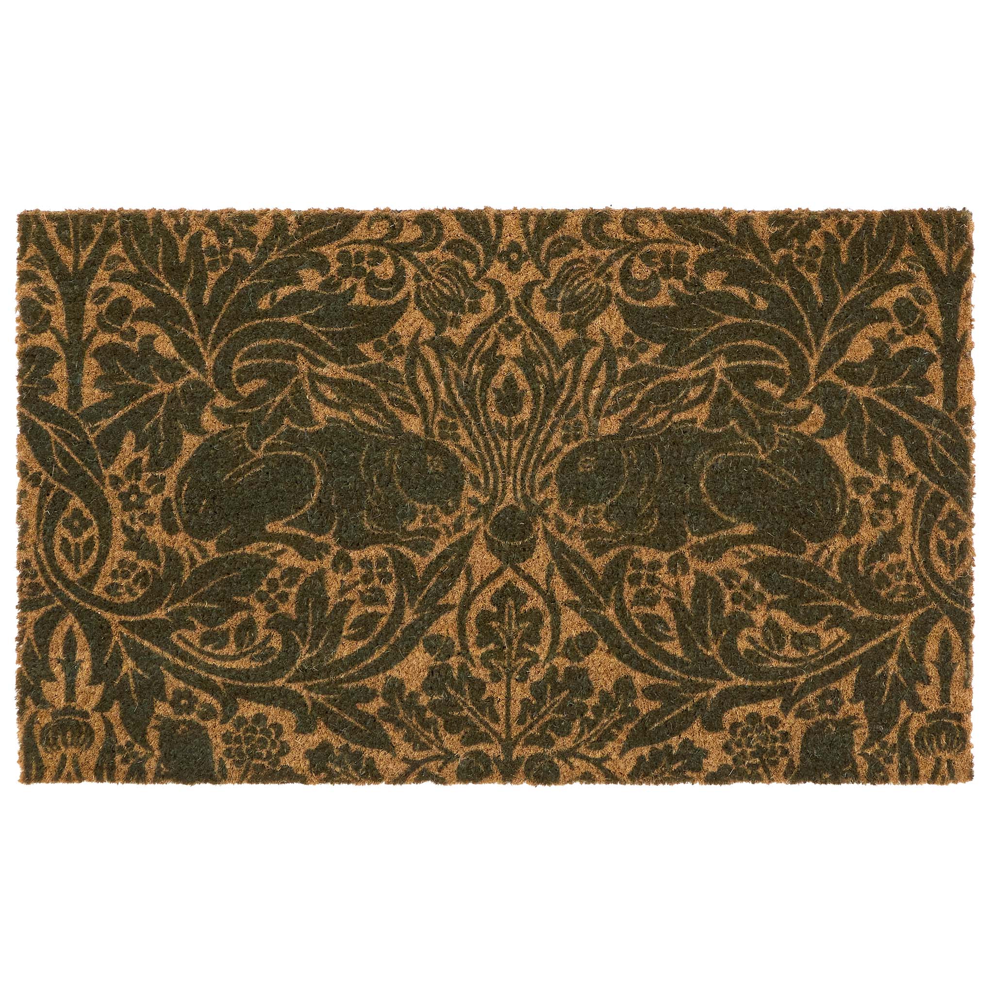 Brer Rabbit Coir Doormat- made from eco-friendly materials featuring a rabbit design.