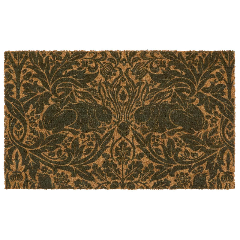 Brer Rabbit Coir Doormat- made from eco-friendly materials featuring a rabbit design.