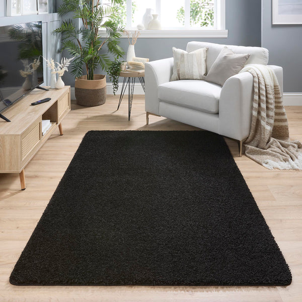 My Rug Washable in  Black